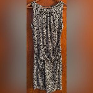 Mango Suit Sleeveless rushed dress.